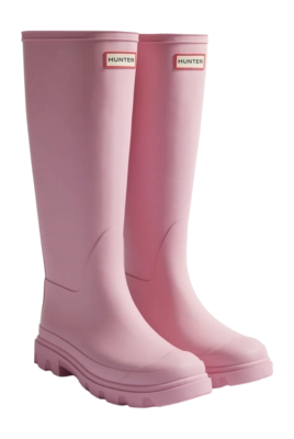 Wellies Hunter Women Downpour Tall Pink Nectar