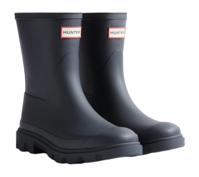 Wellies Hunter Women Downpour Short Navy