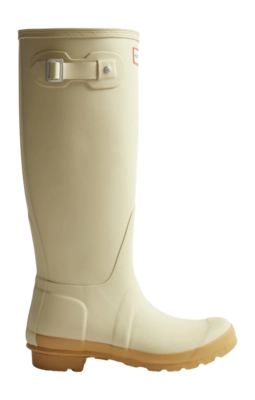 Bottes de Pluie Hunter Femmes Originales Tall Gravel / Biscuit