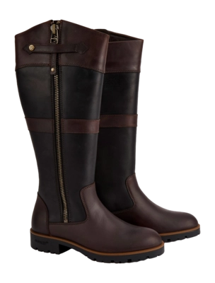 Bottes Dubarry Femme Roundstone 12 Black Brown