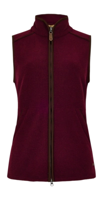 Body Warmer Dubarry Women Carbury Fleece 27 Ox Blood