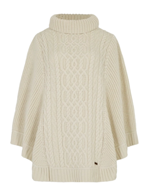 Poncho Dubarry Femme Kilronan 42 Cream