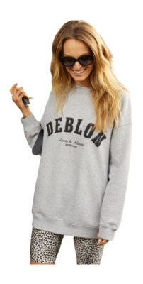 Sweater Deblon Women Puck Grey Melange