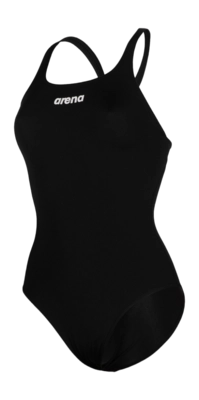 Maillot 1 pièce Arena Women W Team Swimsuit Swim Pro Solid Black / White