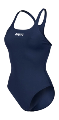 Maillot 1 pièce Arena Women W Team Swimsuit Swim Pro Solid Navy / White