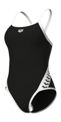 Swimsuits Arena Women W Icons Super Fly Back Solid Black/White