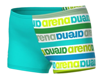 Zwembroek Arena Boys B Kids Friends Swim Short Allover Water/Soft/Green