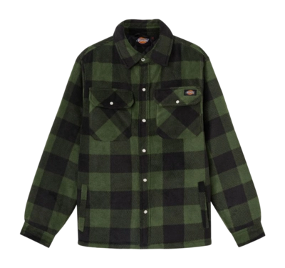 Hemd Dickies Portland Shirt Herren Black / Green