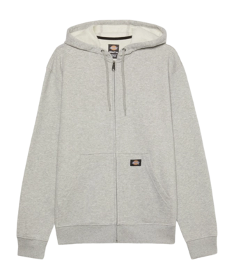 Zip Sweatshirt Dickies Men Full Zip Fleece Heather Grey