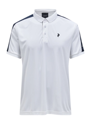 Poloshirt Peak Performance Player Polo Herren White / Salute Blue