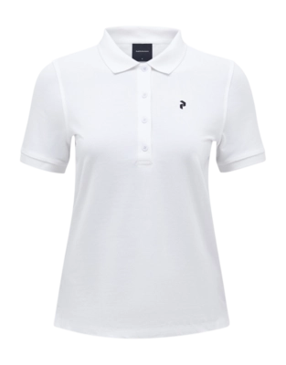 Polo Peak Performance Femme Classic Cotton White