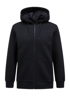 Sweat à Capuche Peak Performance Men Original Small Logo Zip Black