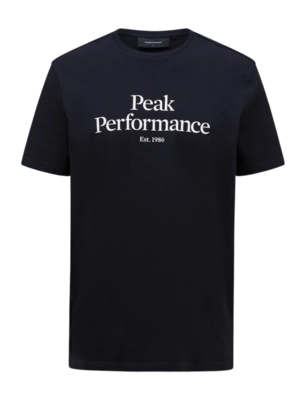 T-Shirt Peak Performance Men Original Tee Black Offwhite