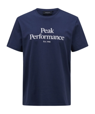 T-Shirt Peak Performance Original Tee Herren Blue Shadow
