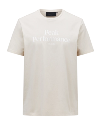 T-Shirt Peak Performance Men Original Tee Sand Fog