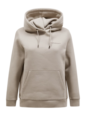 Sweat à Capuche Peak Performance Women Original Small Logo Capuche Avid Beige