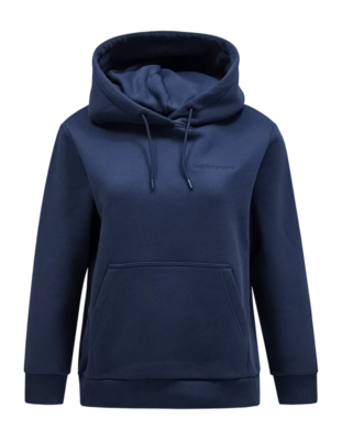 Sweat à Capuche Peak Performance Women Original Small Logo Hood Blue Shadow
