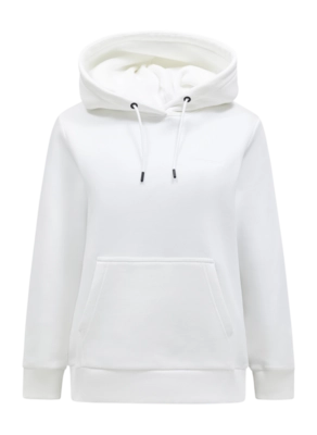 Sweat à Capuche Peak Performance Women Original Small Logo Hoodie Offwhite