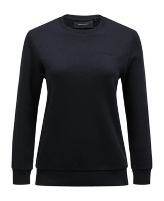 Pull Peak Performance Women Original Small Logo Crew Black