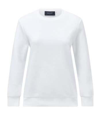 Pull Peak Performance Women Original Small Logo Crew Offwhite