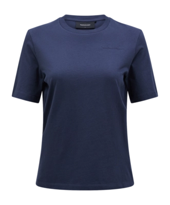 T-Shirt Peak Performance Women Original Small Logo Tee Blue Shadow