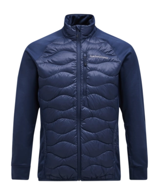 Jas Peak Performance Men Helium Down Hybrid Jacket Blue Shadow