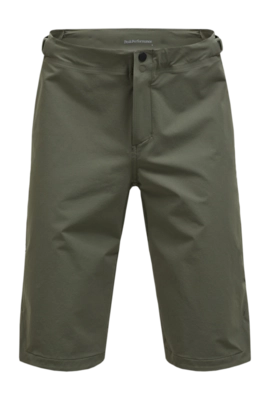 Kurze Hose Peak Performance Trail Shorts Damen Pine Needle