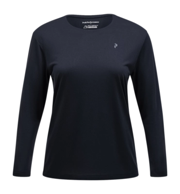T-Shirt Peak Performance Delta LS Tee Damen Black
