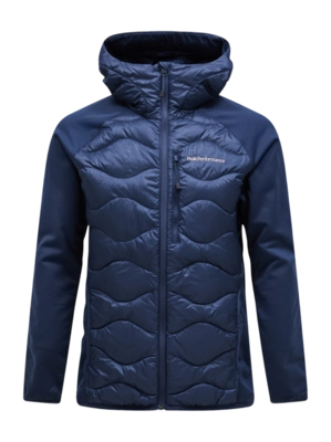 Jacke Peak Performance Helium Down Hybrid Hood Herren Blue Shadow