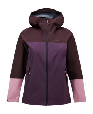 Jacket Peak Performance Women Trail Hipe Shell Jacket Desert Plum My