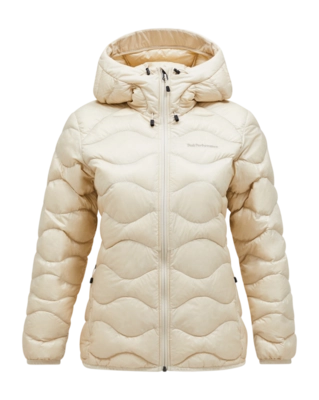 Jacket Peak Performance Women Helium Down Hood Jacket Sand Fog