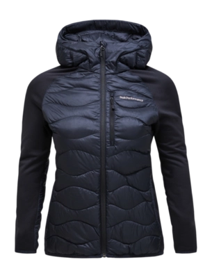 Jacke Peak Performance Helium Down Hybrid Hood Damen Black