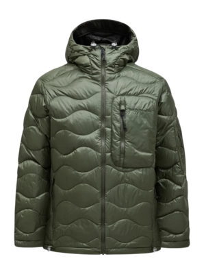Jas Peak Performance Men Helium Utility Down Hood Pine Needle OL