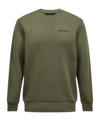 Jumper Peak Performance Men Original Small Logo Crew Pine Needle
