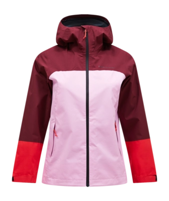 Jacket Peak Performance Women Trail Hipe Shell Jacket Obscure Morning Dew