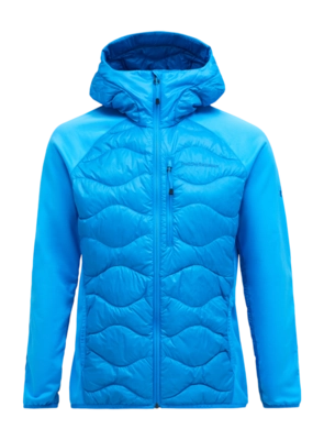 Jacke Peak Performance Helium Down Hybrid Hood Herren Brilliant Blue