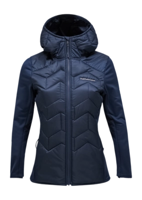 Jacke Peak Performance Elevate Liner Hybrid Hood Damen Blue Shadow