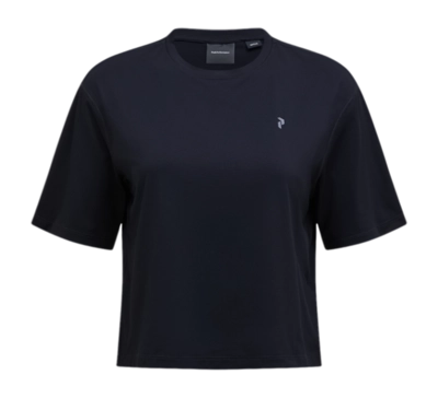 T-Shirt Peak Performance Light Tee Damen Black
