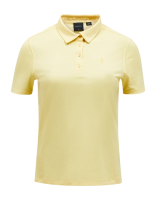 Polo Shirt Peak Performance Women Alta Mellow Yellow