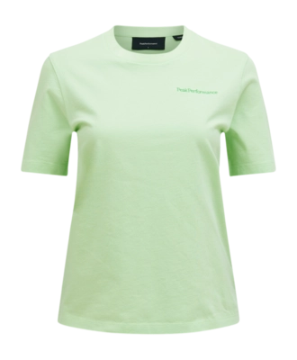 T-Shirt Peak Performance Women Original Small Logo Tee Vivid Green