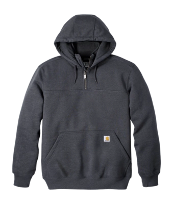 Pull Carhartt Homme Lourd Sweatshirt Quarter-Zip Carbon Heather