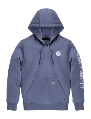 Kapuzenpullover Carhartt Logo Sleeve Graphic Sweatshirt Damen Wisteria Heather