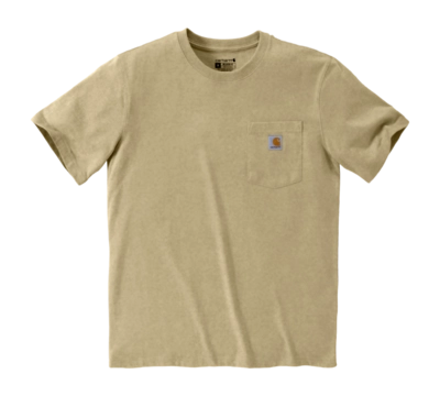 T-Shirt Carhartt Men Workwear Pocket S/S Beach Heather