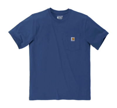 T-Shirt Carhartt Men Workwear Pocket S/S Deep Ocean