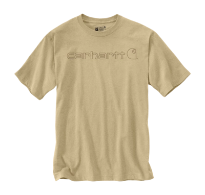 T-Shirt Carhartt Men Core Logo S/S Beach Heather
