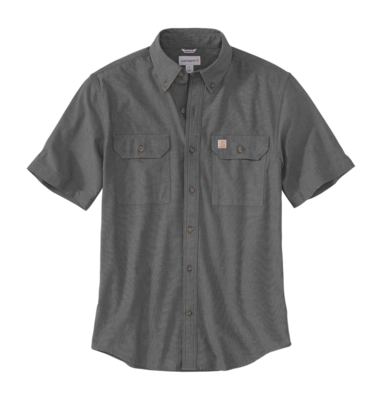 Overhemd Carhartt Men Loose Chambray S/S Shirt Black Chambray