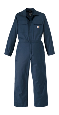 Werkoverall Carhartt Men Rugged Flex Canvas Coverall Navy