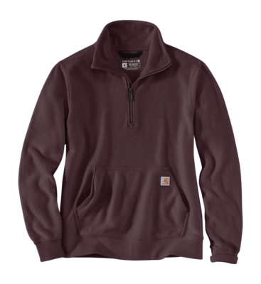 Pullover Carhartt Midweight Half Zip Sweatshirt Damen Blackberry Heather