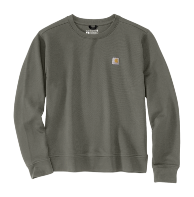 Trui Carhartt Women French Terry Crewneck Dusty Olive