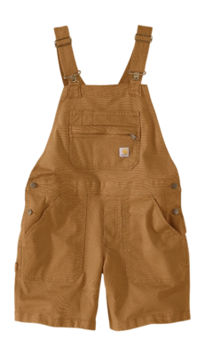 Werkoverall Carhartt Women Canvas Shortall Carhartt Brown